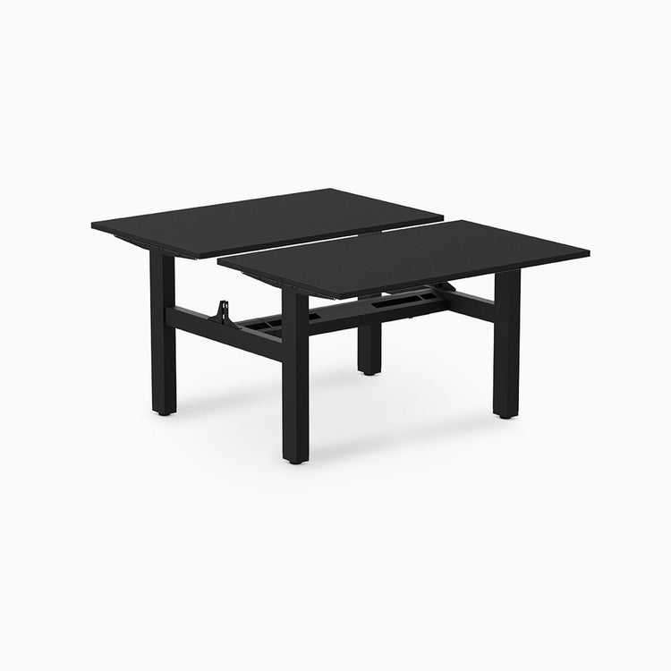Desky Back to Back Zero Melamine Fixed Workstation