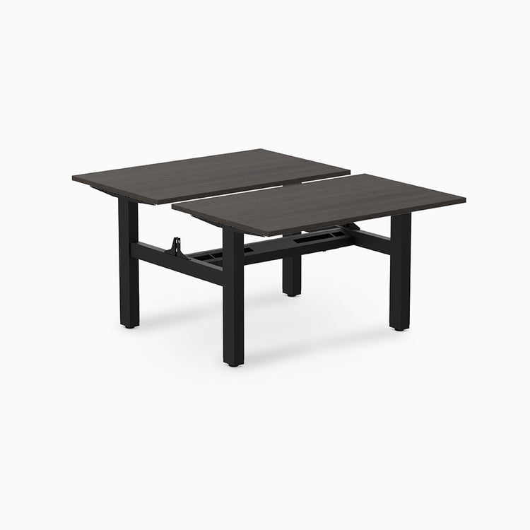 Desky Back to Back Zero Melamine Fixed Workstation