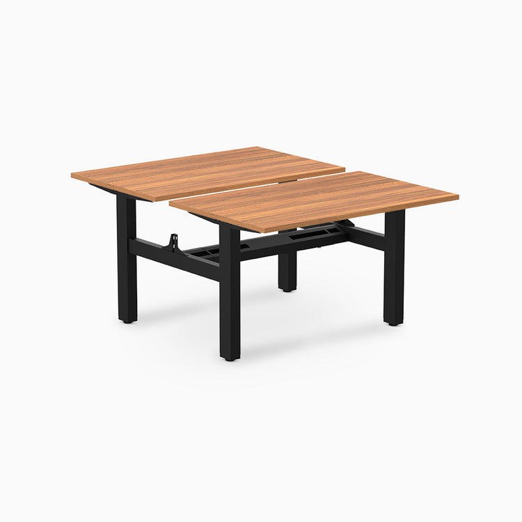 Desky Back to Back Zero Melamine Fixed Workstation