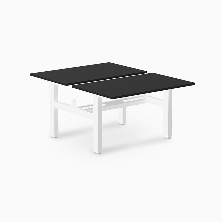 Desky Back to Back Zero Melamine Fixed Workstation