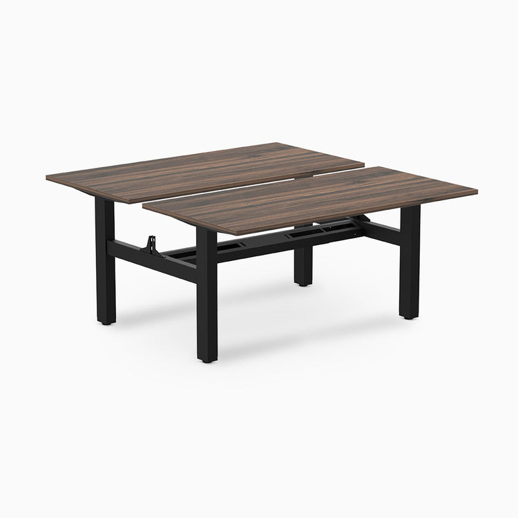 Desky Back to Back Zero Melamine Fixed Workstation