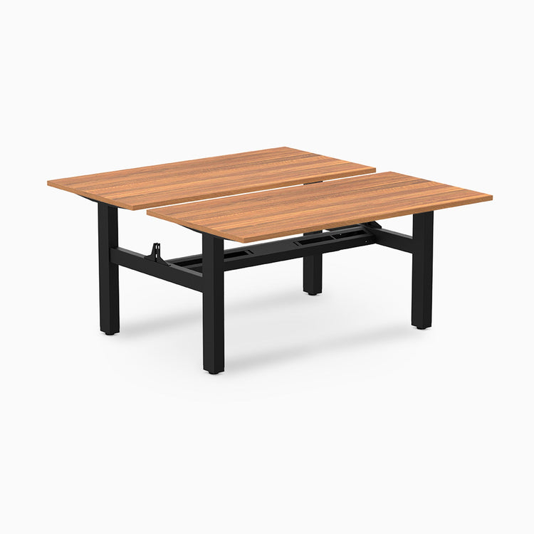 Desky Back to Back Zero Melamine Fixed Workstation