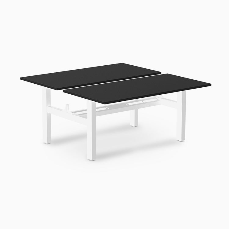 Desky Back to Back Zero Melamine Fixed Workstation