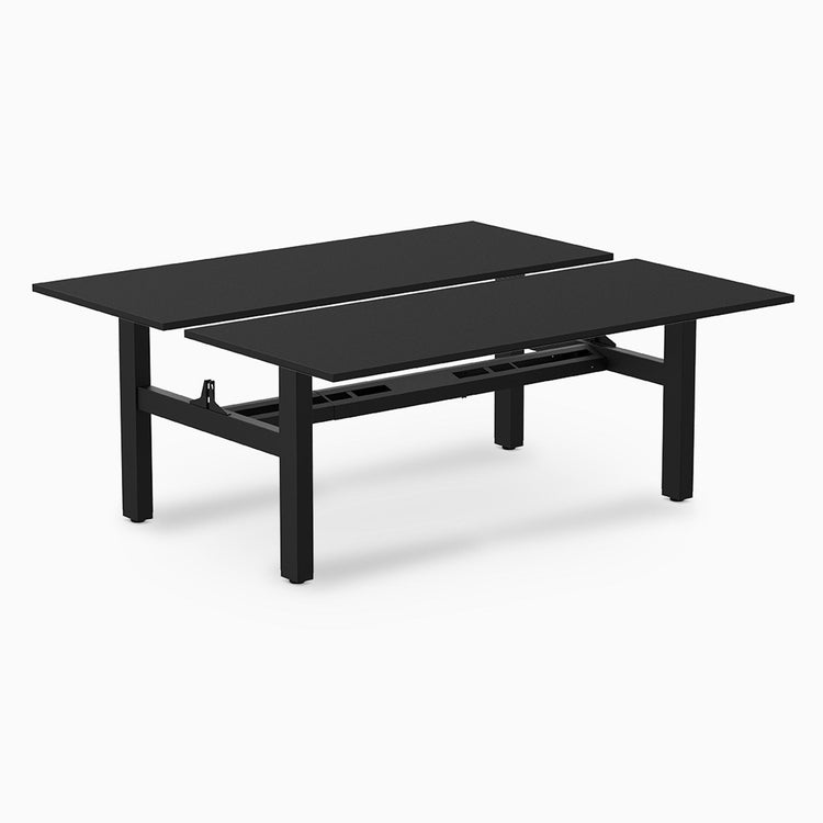 Desky Back to Back Zero Melamine Fixed Workstation