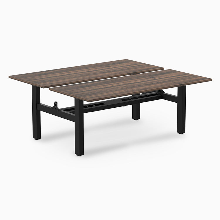 Desky Back to Back Zero Melamine Fixed Workstation