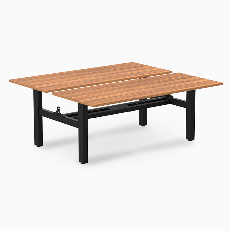Desky Back to Back Zero Melamine Fixed Workstation