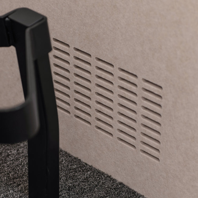 Hub Pod Phone Booth Large-Office Booths-Desky-Matte Black-Beige-DeskyÌâå¨ Australia