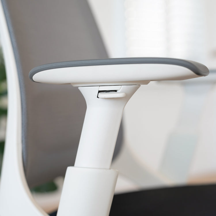 Desky Pulse Supportive Desk Chair-Office Chairs-Desky-Black / Polished Aluminium-No Headrest-DeskyÌâå¨ Australia