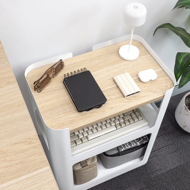 Desky Minimal Open Mobile Pedestal