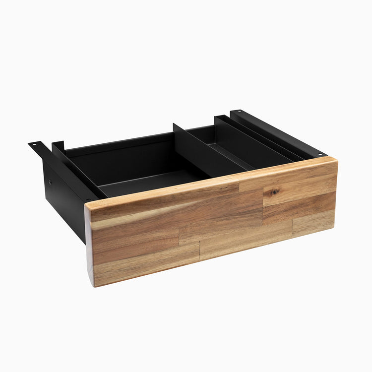 Desky Minimal Under Desk Drawer - Acacia Softwood