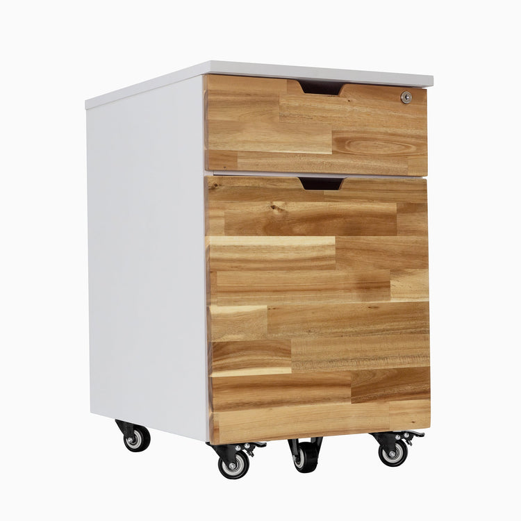 Desky Minimal Wooden Filing Cabinet