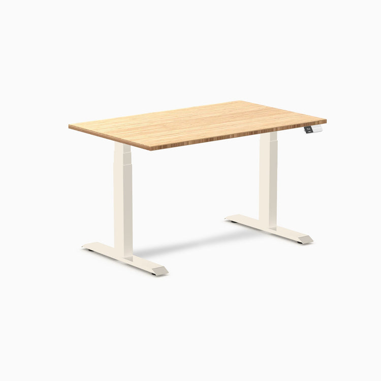 Desky Dual Bamboo Sit Stand Desk