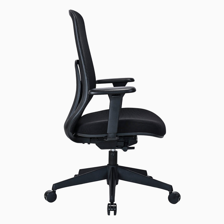black mesh office chair desky