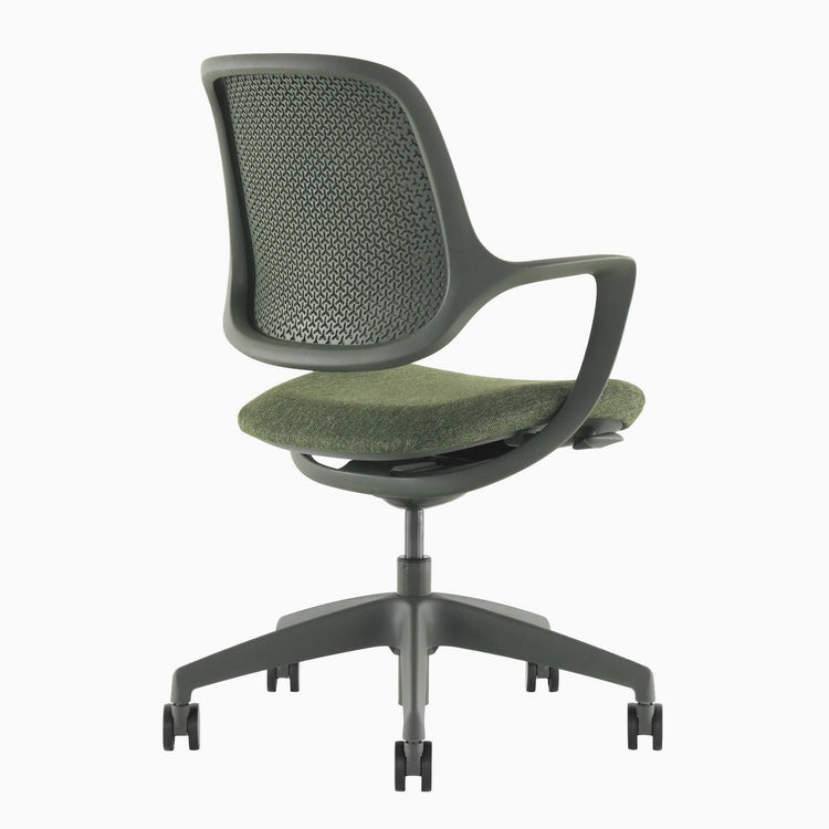 Green low back office chair - Desky