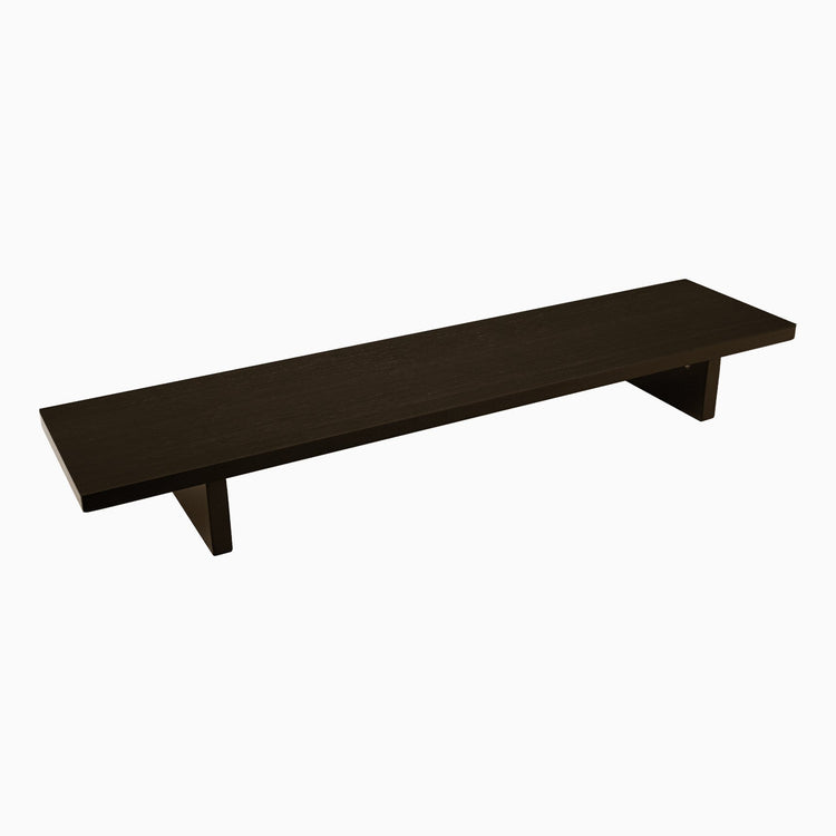 Desky Minimal Monitor Stand-Monitor Stands-Desky-Dark Bamboo-DeskyÌâå¨ Australia