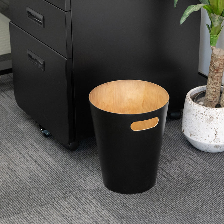 Desky Wooden Rubbish Bin-Trash Can-Desky-White-DeskyÌâå¨ Australia