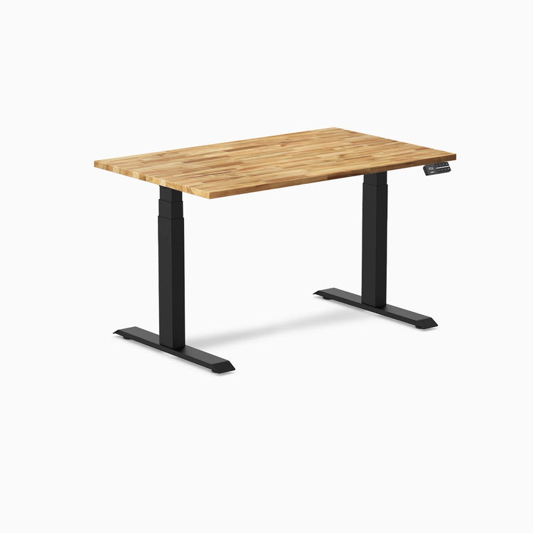 Desky Dual Hardwood Sit Stand Desk