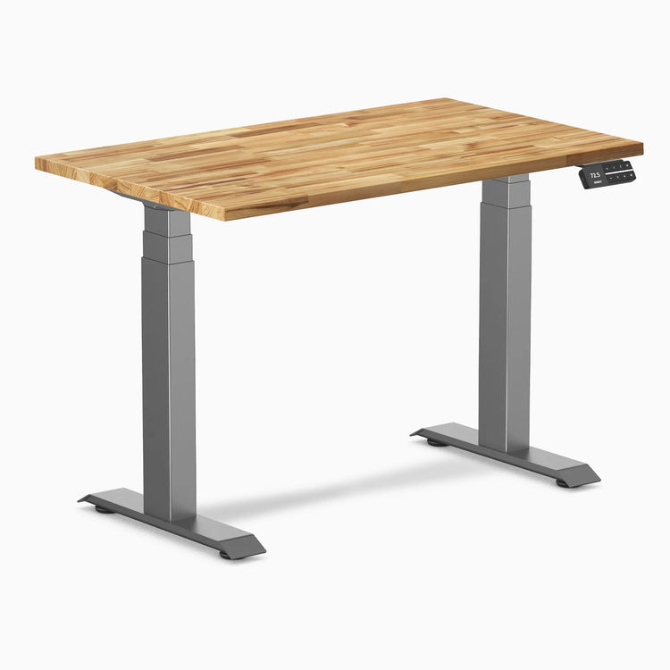 Desky Dual Mini Hardwood Sit Stand Desk