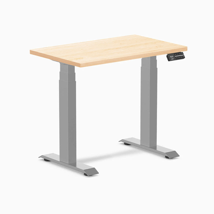Desky Dual Mini Hardwood Sit Stand Desk