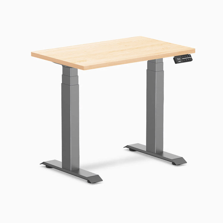 Desky Dual Mini Hardwood Sit Stand Desk