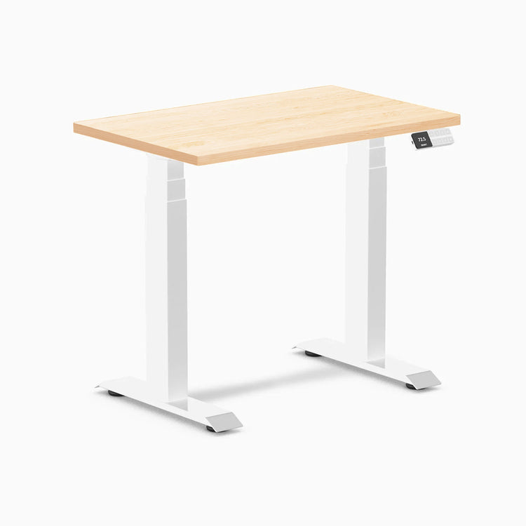 Desky Dual Mini Hardwood Sit Stand Desk