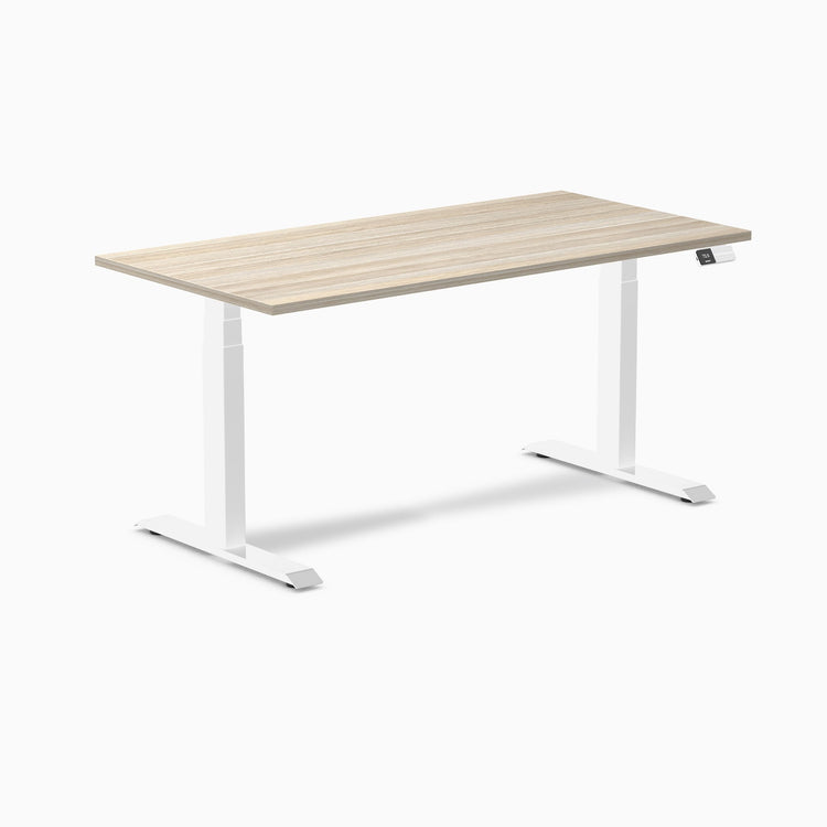 Desky Dual Melamine Sit Stand Desk