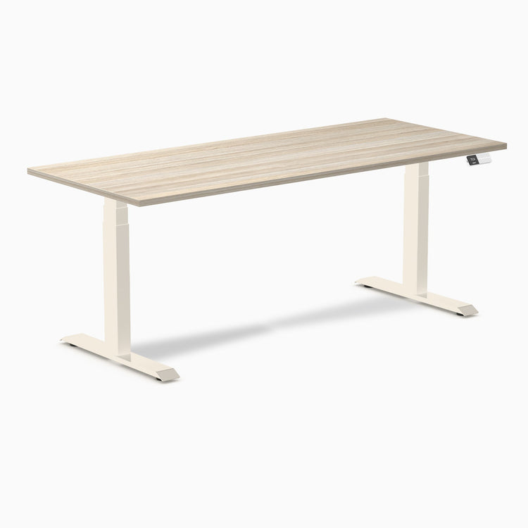 Desky Dual Melamine Sit Stand Desk