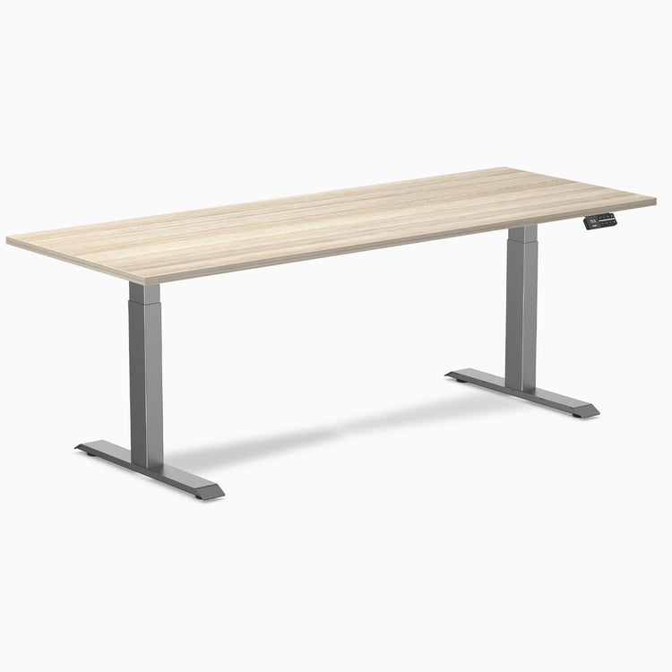 Desky Dual Melamine Sit Stand Desk