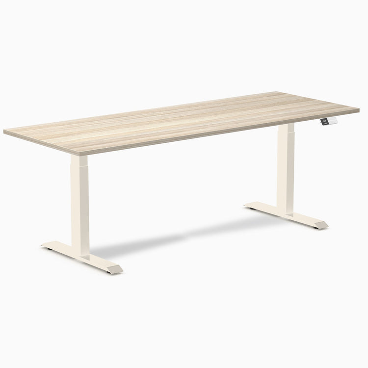 Desky Dual Melamine Sit Stand Desk