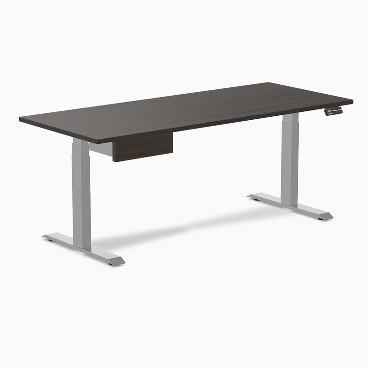 Desky Dual Melamine Standing Desk With Drawer detail view 96