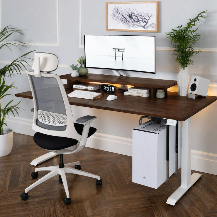 Desky Dual Softwood Sit Stand Desk