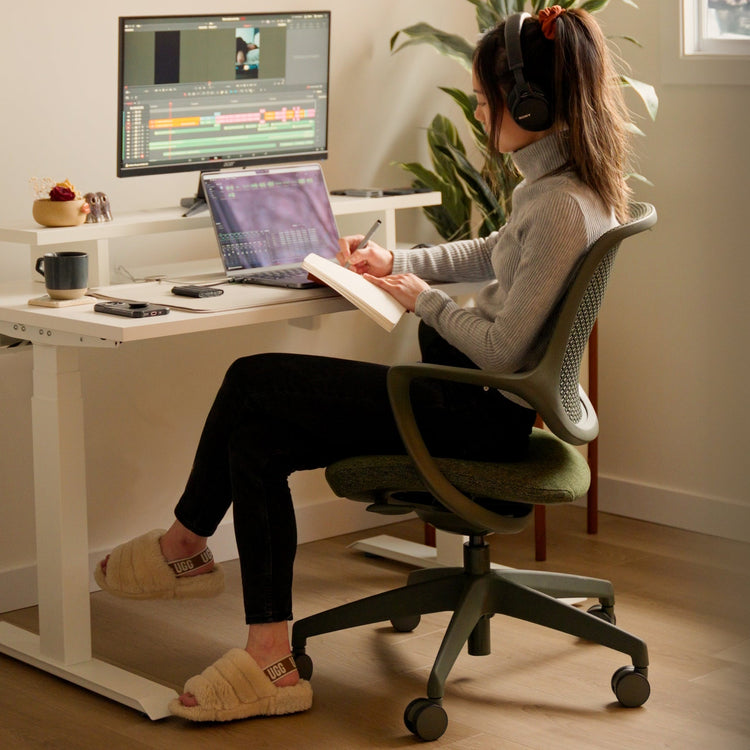Desky Evoque Low Back Office Chair-Chair-Desky-Black-No-DeskyÌâå¨ Australia