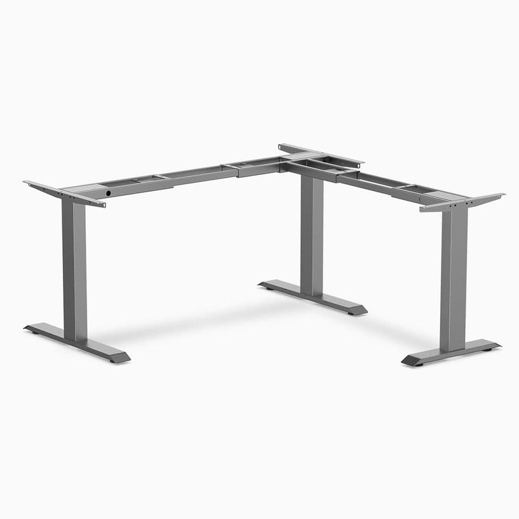 Desky Zero Fixed L-Shape Desk Frame-Space Grey DeskyÌâå¨
