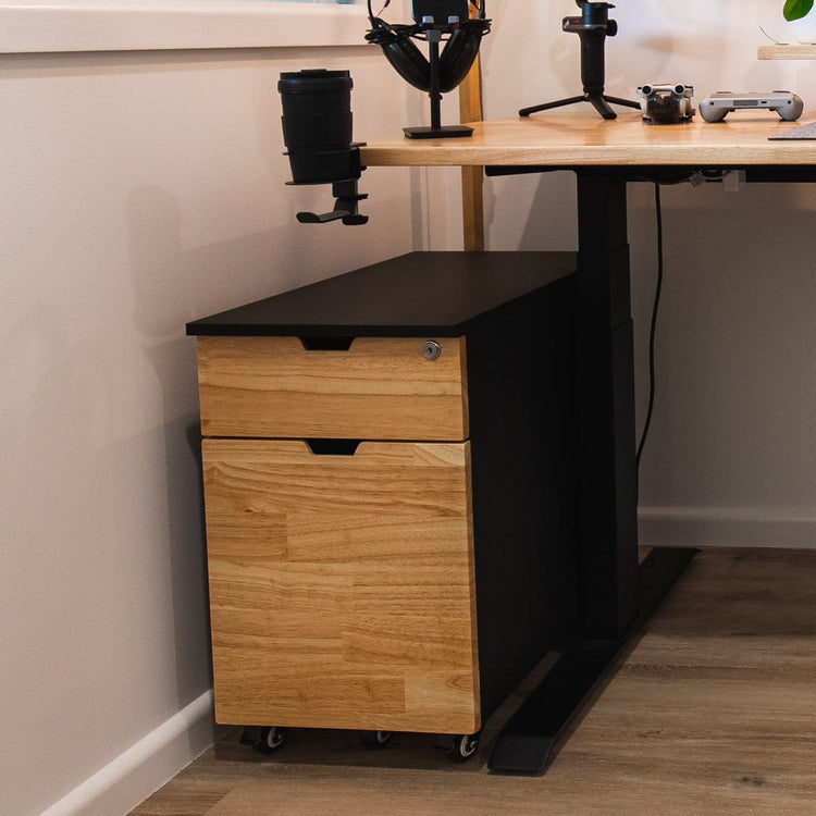 Desky Minimal Wooden Filing Cabinet
