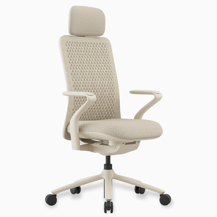 Pro Mesh Wheat Chair Desky with headrest