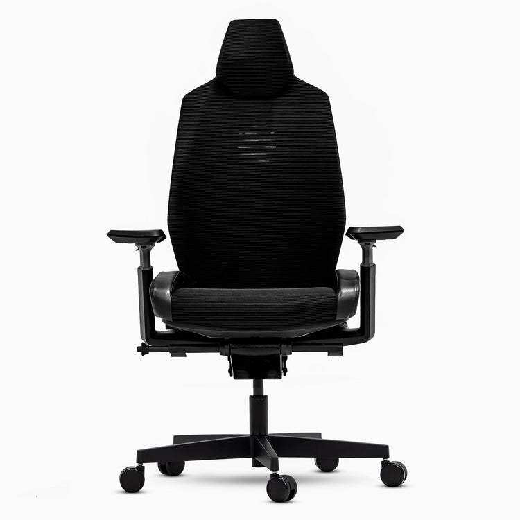 Ergonomic pro + gaming chair in black