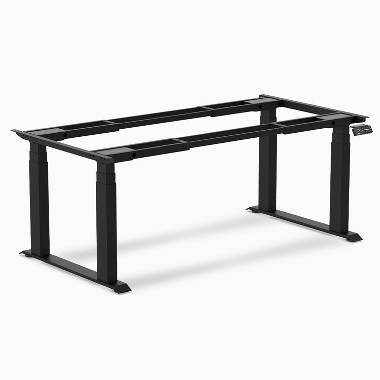 Desky Quad Electric Desk Frame Black - Desky