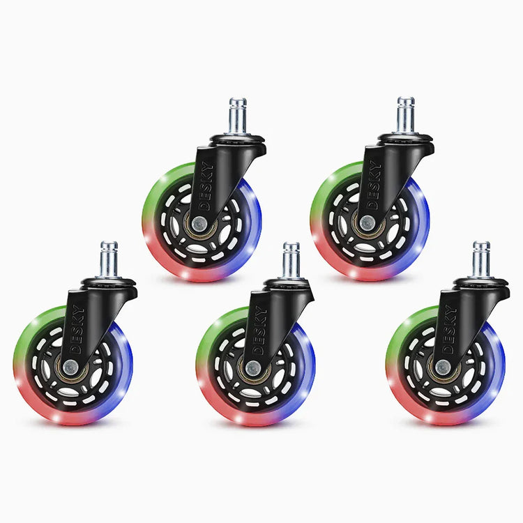 Desky Office Chair Caster Wheels-Casters-Desky-RGB-DeskyÌâå¨ Australia