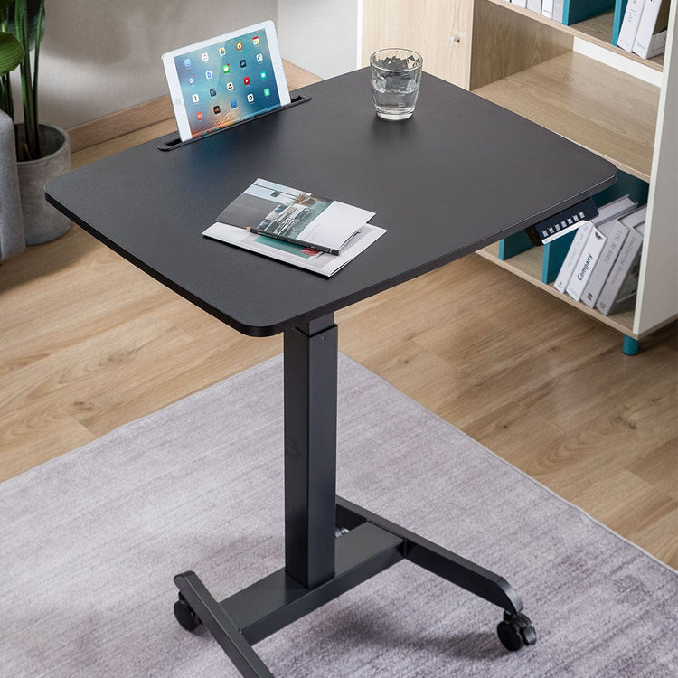 Desky Single Sit Stand Pedestal Desk-Black (Pre Order Late April) DeskyÌâå¨