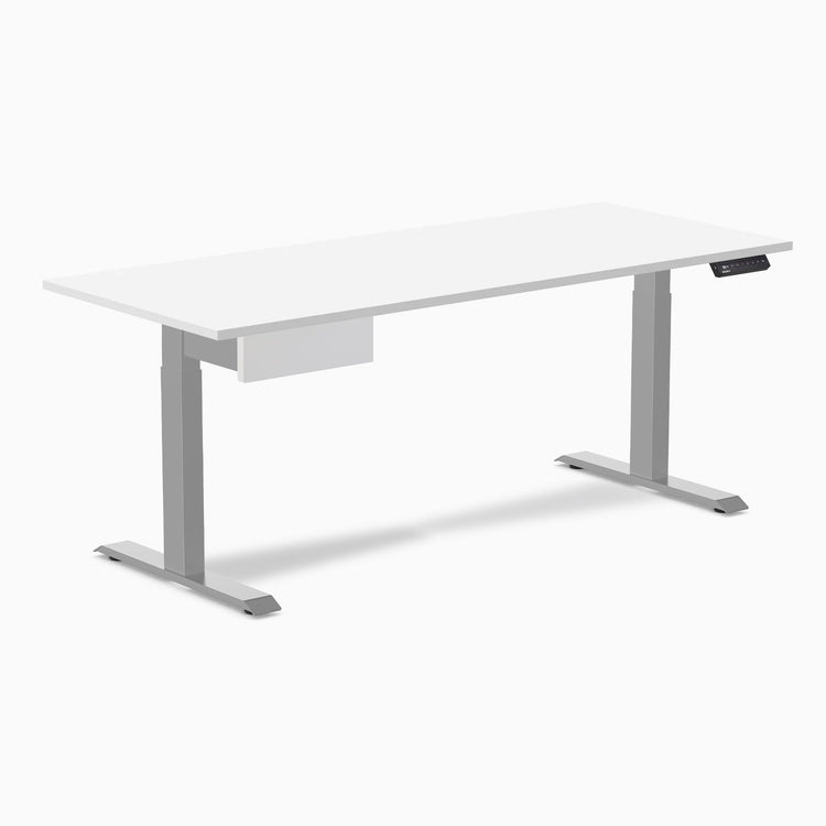 Desky Single Standing Desk With Drawer detail view 29