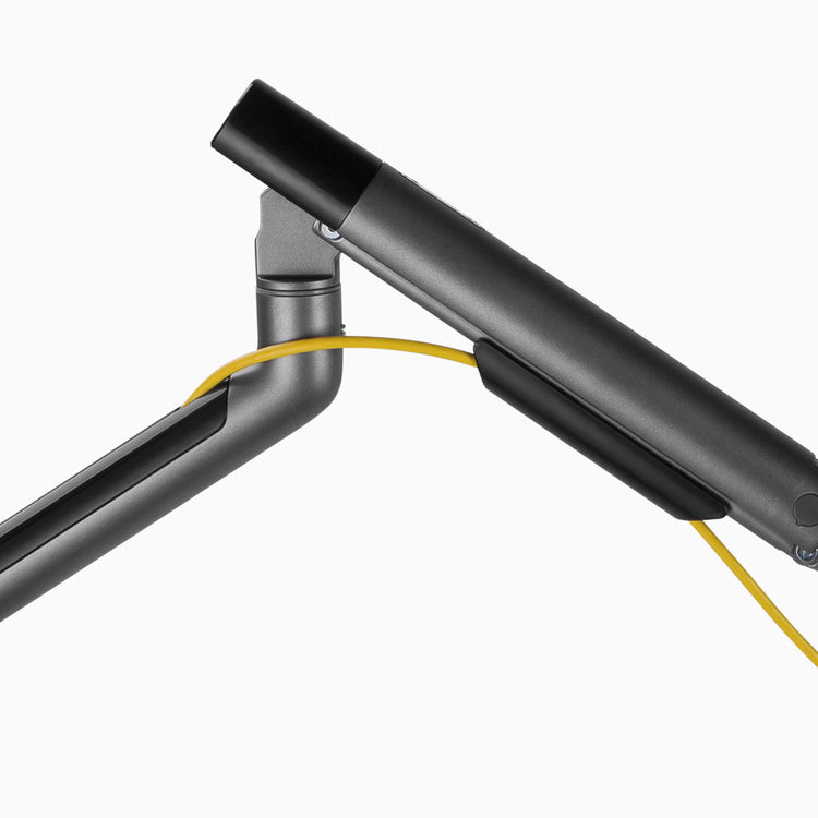 single slim monitor arm grey