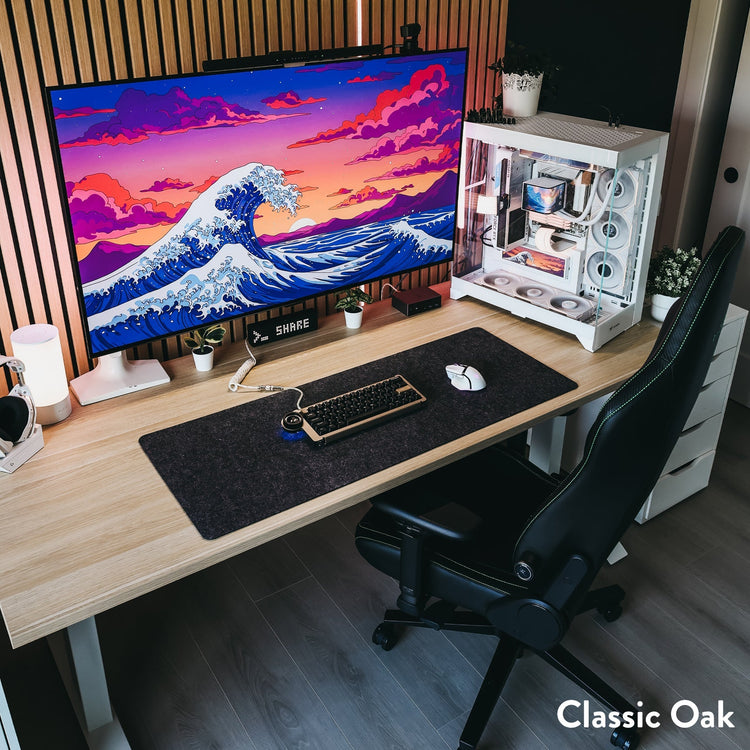 Desky Dual Melamine Sit Stand Desk