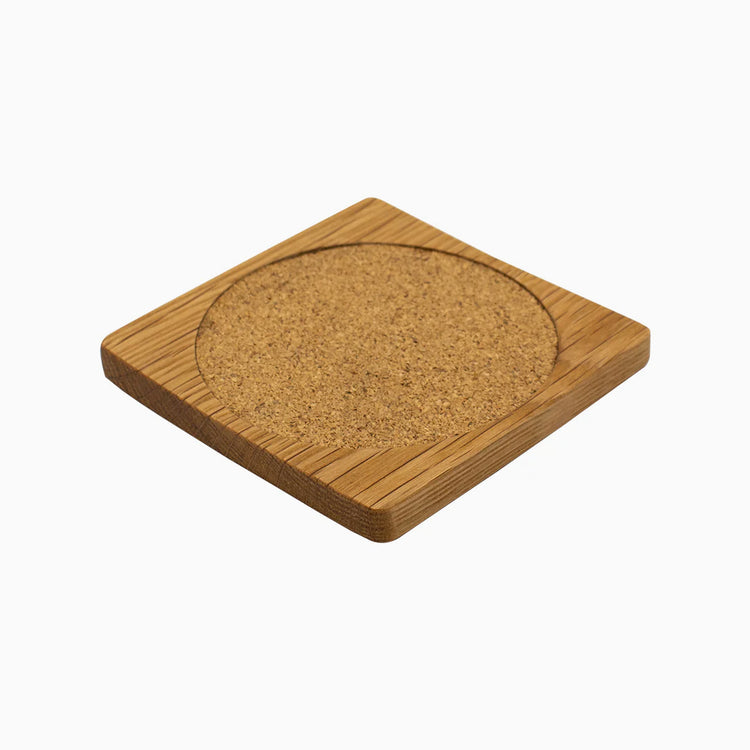 Desky Wooden cork coaster -Desky®