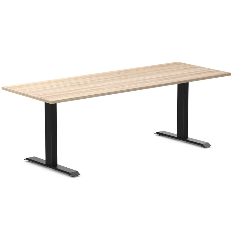 Desky zero melamine desk 2000mm classic oak
