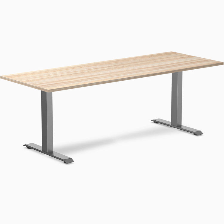 Desky zero melamine desk 2000mm classic oak