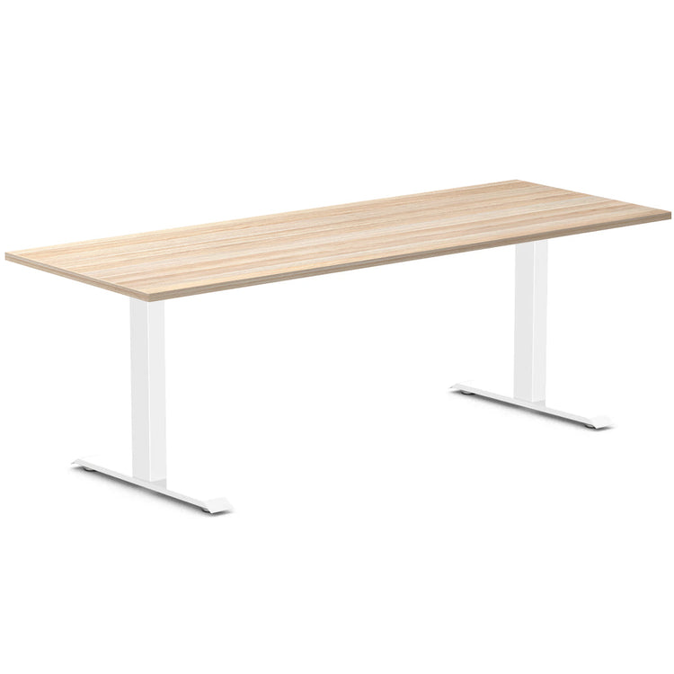 Desky zero melamine desk 2000mm classic oak