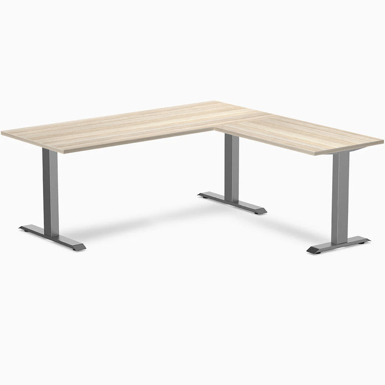 Desky Zero Melamine L-Shape Office Desk