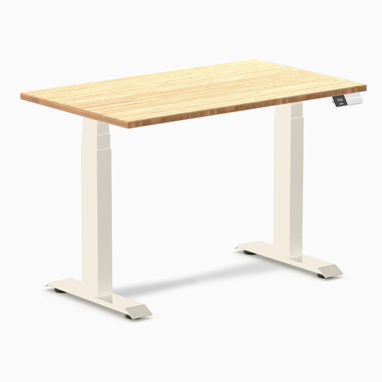 Desky Dual Mini Bamboo Sit Stand Desk