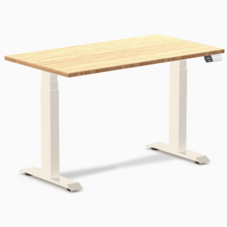 Desky Dual Mini Bamboo Sit Stand Desk