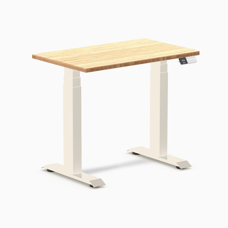Desky Dual Mini Bamboo Sit Stand Desk